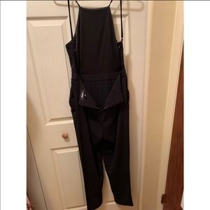 Backless Black Jumpsuit